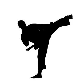 14x12 cm Vanjski Pribor Kung-fu, tae kwon do Naljepnica Na Prozor Ukras Karate Auto Naljepnice, Naljepnice